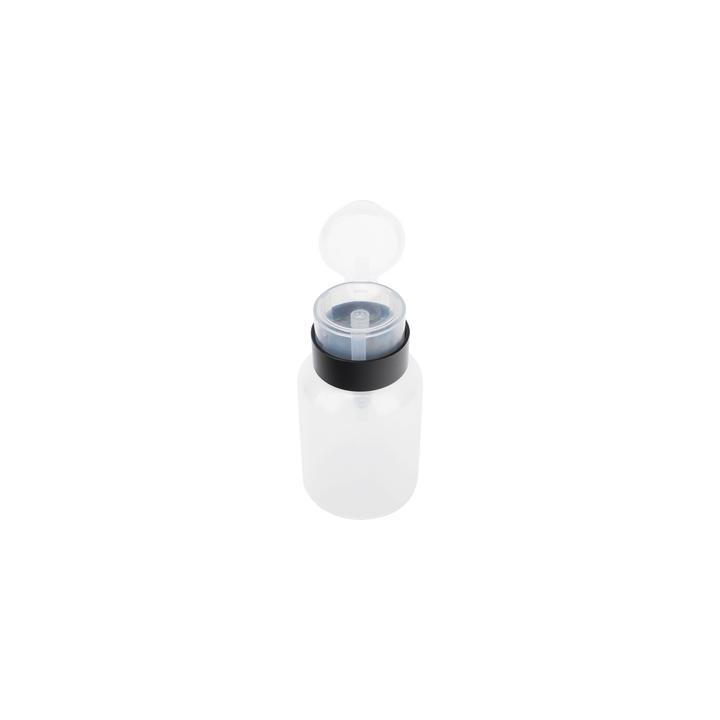 Botella Dispensadora de Alcohol, Capacidad 200 ml, Sistema de Bloqueo-Antiderrames, Ideal para Limpieza y Preparación