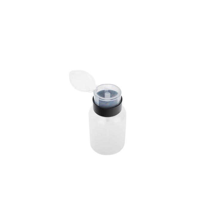Botella Dispensadora de Alcohol, Capacidad 200 ml, Sistema de Bloqueo-Antiderrames, Ideal para Limpieza y Preparación