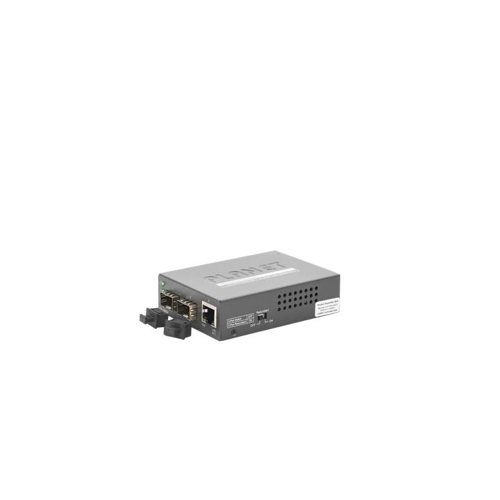 Convertidor de Medios con Doble Puerto SFP 1000BASE-FX/SX/LX y Puerto Ethernet 1000Base-T