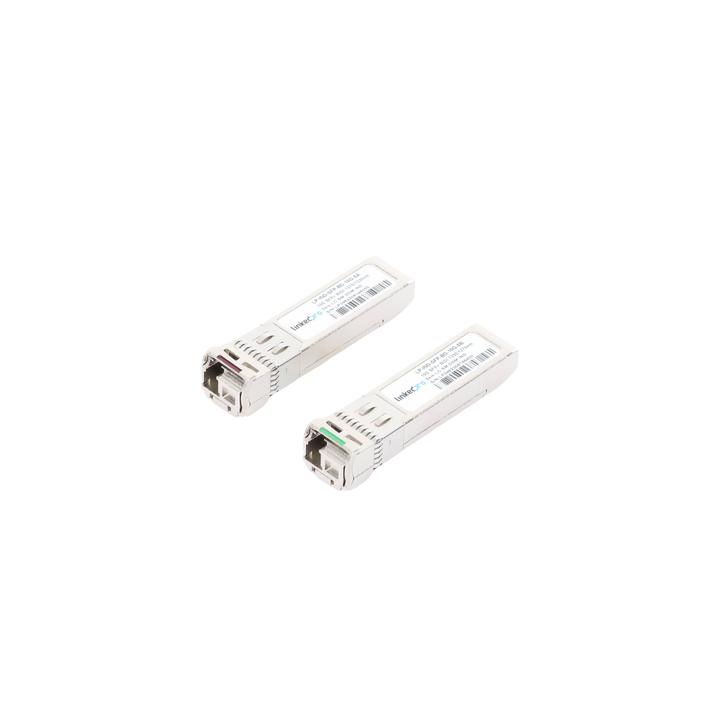 Transceptores Ópticos Industriales Bidireccionales SFP+ (Mini-Gbic) / Monomodo 1270 & 1330 nm / 10 Gbps / 10GBASE /