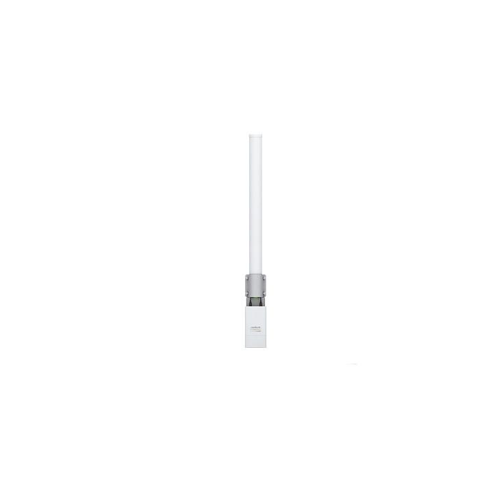 Antena omnidireccional, potente cobertura de 360°, doble polaridad MIMO 2x2, frecuencia 5 GHz (5.45-5.85 GHz) de 10 dBi
