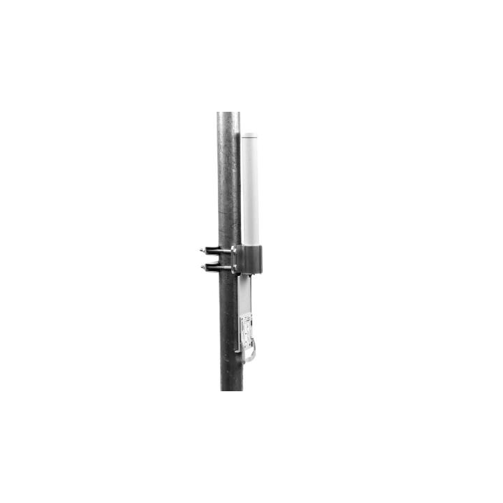 Antena omnidireccional, potente cobertura de 360°, doble polaridad MIMO 2x2, frecuencia 5 GHz (5.45-5.85 GHz) de 10 dBi