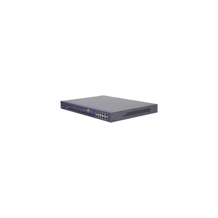 OLT de 8 puertos EPON con 16 puertos Uplink (8 puertos Gigabit Ethernet + 4 puertos SFP + 4 puertos SFP+), hasta 512