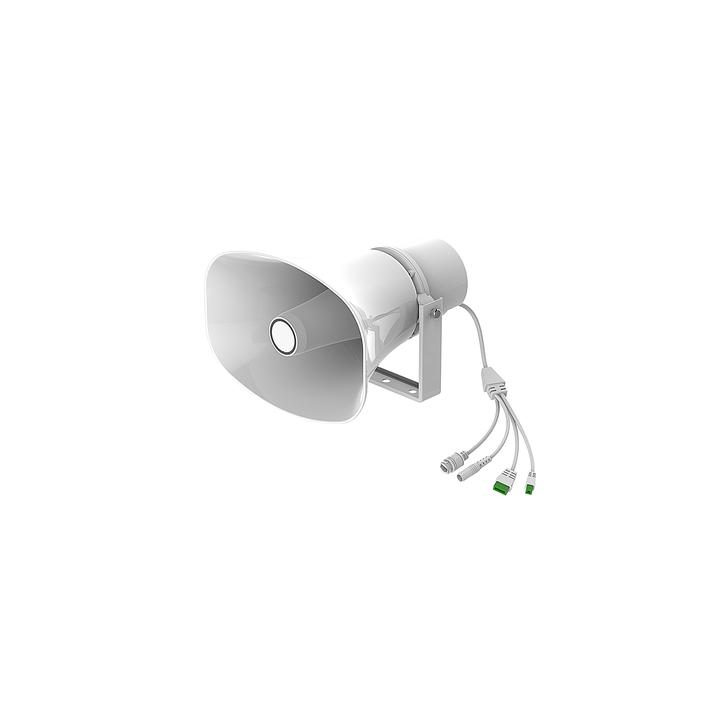 Altavoz SIP IP para Voceo y Paging / 2 Líneas SIP / Potencia 30W / IP66 Exterior / Alimentación PoE / Compatible con