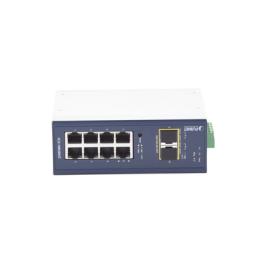 Switch Industrial Administrable Capa 2, 8 Puertos 10/100/1000T, 2 Puertos SFP 1G / 2.5 G BASE X