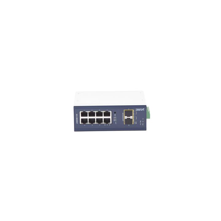 Switch Industrial Administrable Capa 2, 8 Puertos 10/100/1000T, 2 Puertos SFP 1G / 2.5 G BASE X
