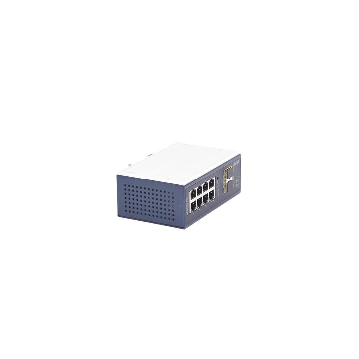 Switch Industrial Administrable Capa 2, 8 Puertos 10/100/1000T, 2 Puertos SFP 1G / 2.5 G BASE X