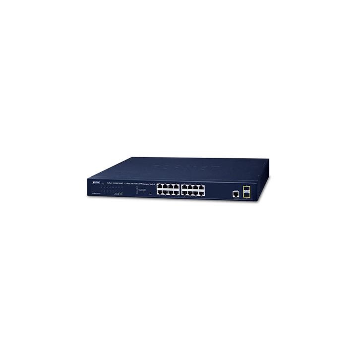 Switch Administrable Capa 2, 16 Puertos 10/100/1000T, 2 Puertos SFP 100/1G/2.5G, Administración Remota con CloudNMS