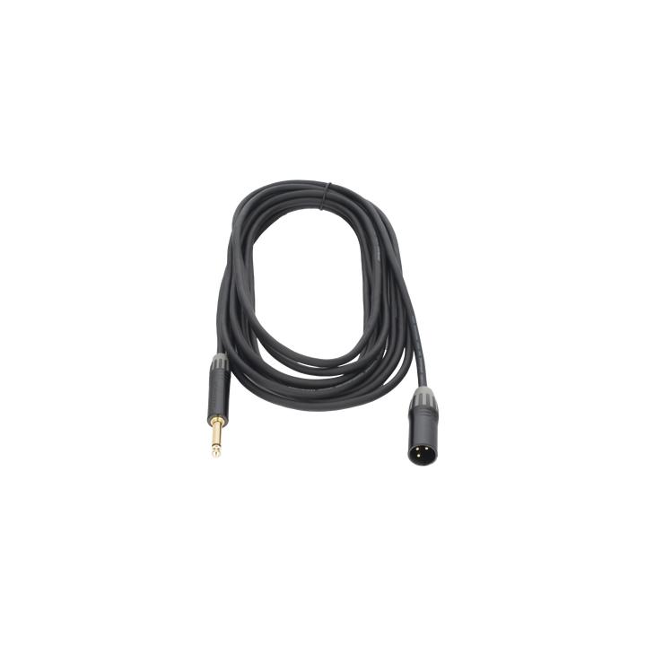 Cable de Audio | XLR 3 Polos Macho a Plug 1/4 in mono | Conector Seetronic Serie M SCMF3 - MP2X | Longitud 5m