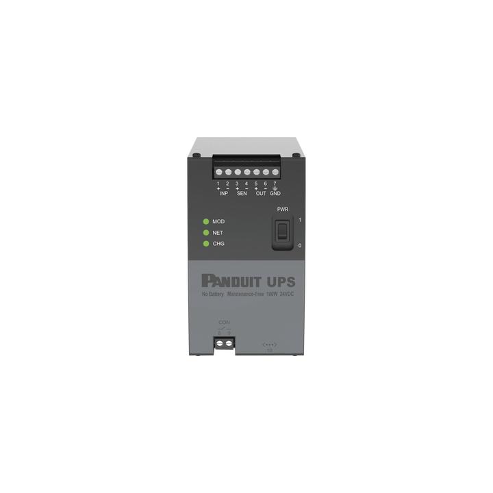 UPS Industrial de 100 Watts, 24 Vcd de Entrada, Instalación en Riel DIN Estándar de 35mm, Temperatura de operación