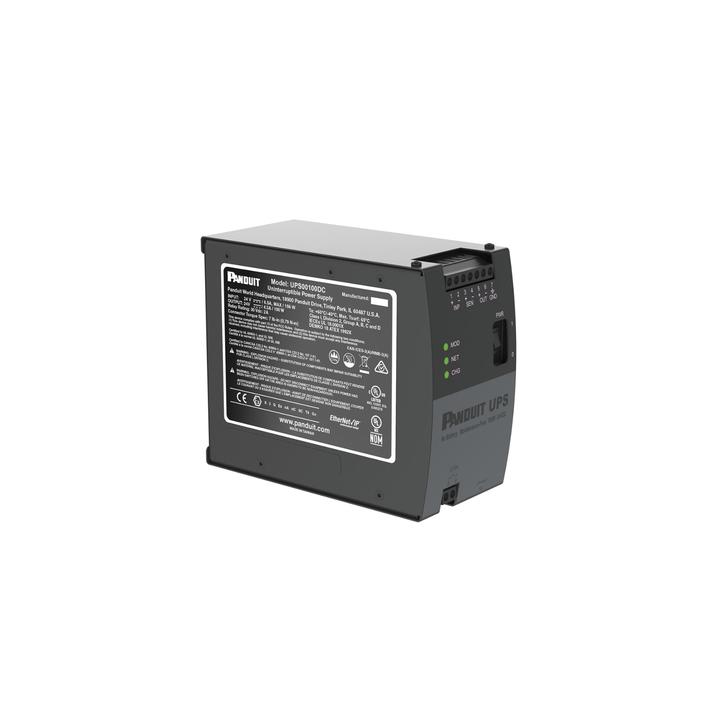 UPS Industrial de 100 Watts, 24 Vcd de Entrada, Instalación en Riel DIN Estándar de 35mm, Temperatura de operación
