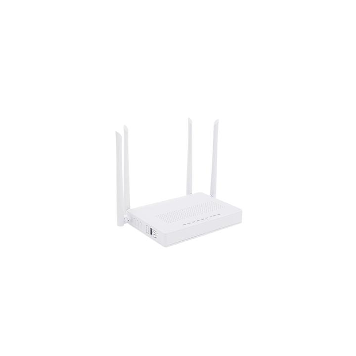 ONU Dual GPON/EPON / Wi-Fi Doble Banda 2.4 y 5 GHz / Soporta MESH / 2 Puertos Gigabit / 1 Puerto PON SC/APC / 1 puerto