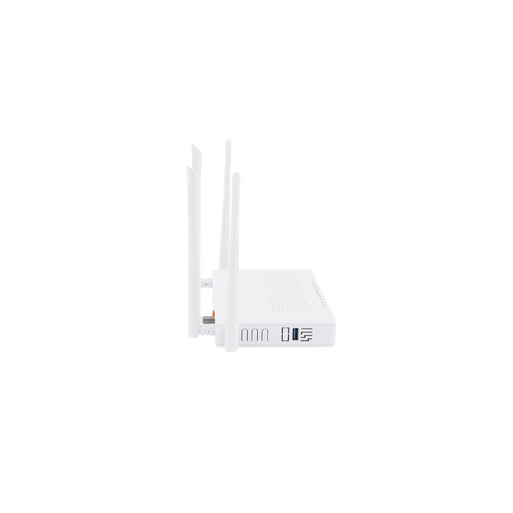 ONU Dual GPON/EPON / Wi-Fi Doble Banda 2.4 y 5 GHz / Soporta MESH / 2 Puertos Gigabit / 1 Puerto PON SC/APC / 1 puerto