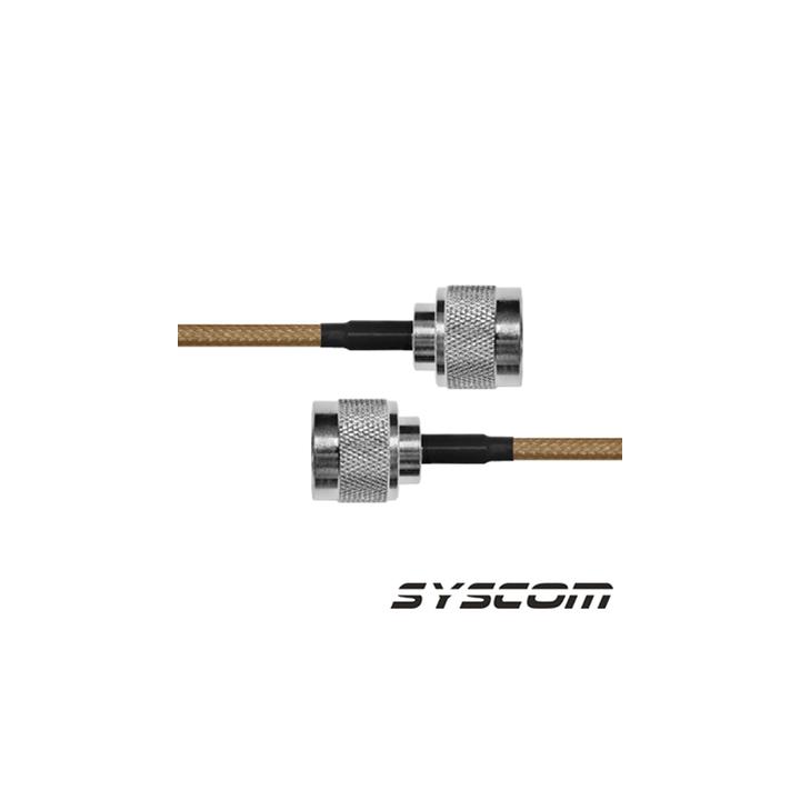 Jumper de Cable Coaxial de 60 cm (23.62 Pulgadas), con Conectores N Macho Ambos Extremos