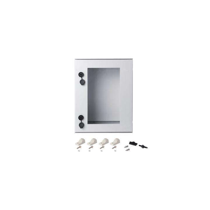 Gabinete de Poliéster IP65 Puerta Transparente, Uso en Intemperie (400 x 500 x 200 mm) con Placa Trasera Interior de