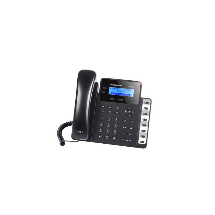 Teléfono IP SMB de 2 líneas con 3 teclas de función, 8 teclas BLF y conferencia de 3 vías, PoE