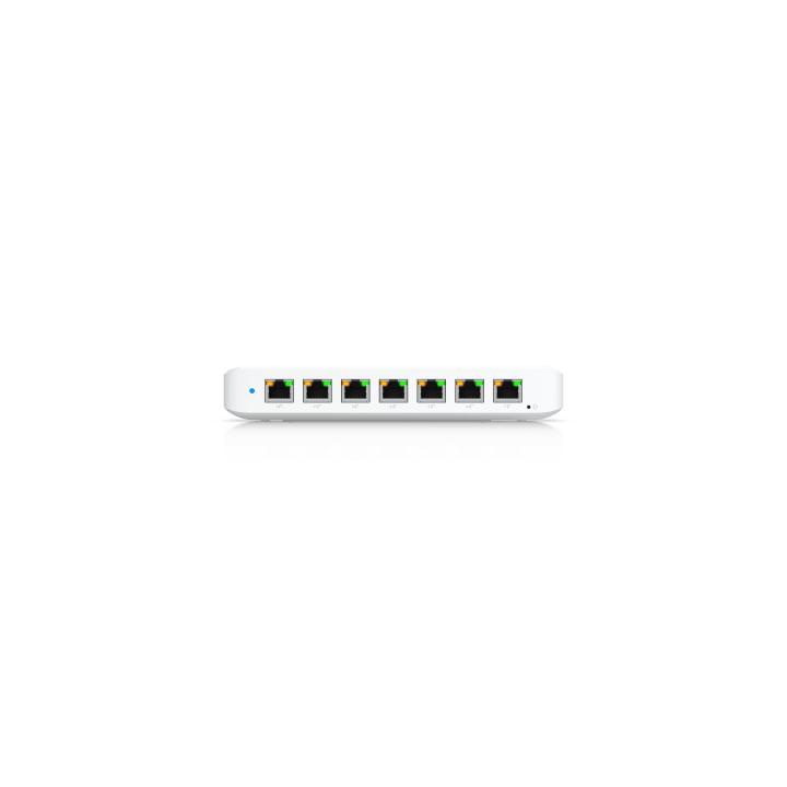 USW Ultra 210W Switch de 8 Puertos GbE (7 Puertos PoE+ y 1 Puerto Entrada PoE++) con Opciones de Montaje Versátiles