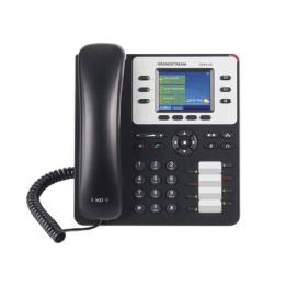 Teléfono IP Empresarial de 3 Líneas con 4 teclas de función, 8 teclas de extensión BLF y conferencia de 4 vías. PoE