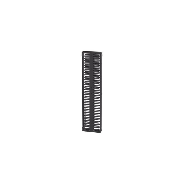Organizador Vertical PatchRunner™, Doble (Frontal y Posterior), Para Rack Abierto de 45 Unidades, 6in de Ancho, Color