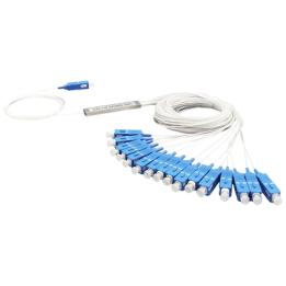 Splitter (Divisor Óptico) tipo PLC, de 1x16, conectores SC/UPC