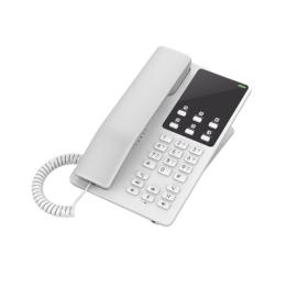 Teléfono IP Hotelero Wi-Fi, 2 líneas SIP con 2 cuentas, codec Opus, IPV4/IPV6, color blanco, con gestión en la nube