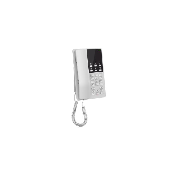 Teléfono IP Hotelero Wi-Fi, 2 líneas SIP con 2 cuentas, codec Opus, IPV4/IPV6, color blanco, con gestión en la nube