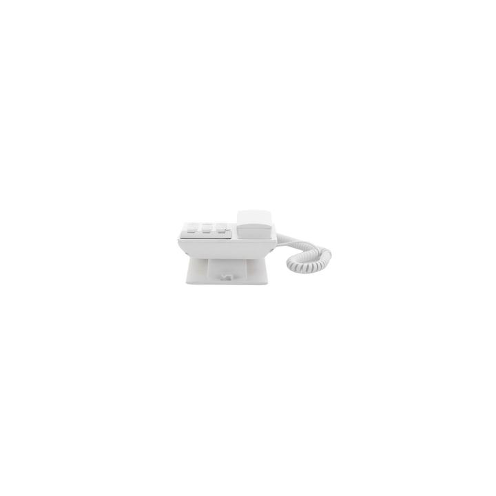 Teléfono IP Hotelero Wi-Fi, 2 líneas SIP con 2 cuentas, codec Opus, IPV4/IPV6, color blanco, con gestión en la nube