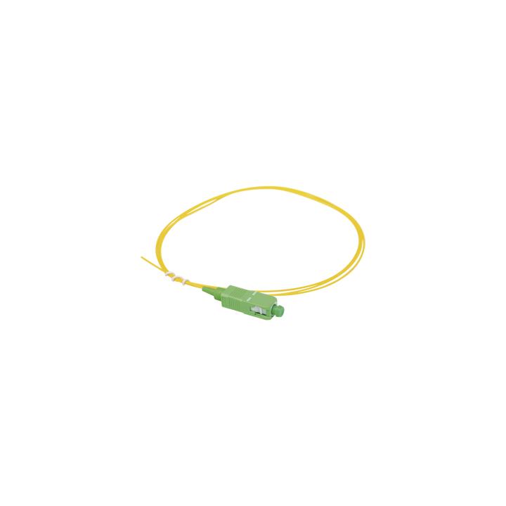 Pigtail de Fibra Óptica Monomodo SC/APC, Simplex de 1 Metro (3.28 Pies)