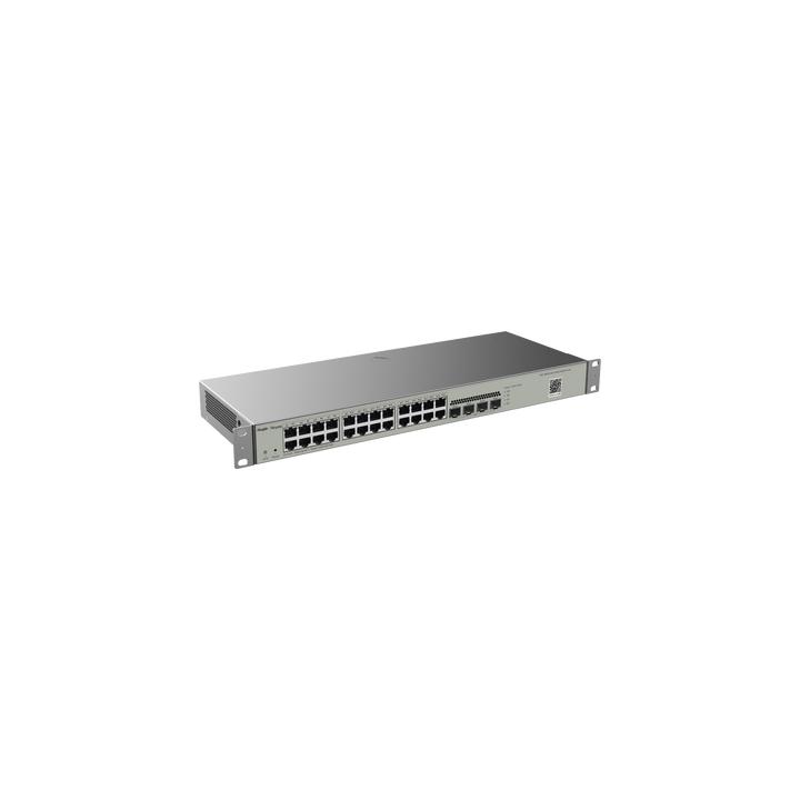 Switch Administrable L2, 24 Puertos Eth 1G, 4 puertos SFP 1G, Administración Remota en la Nube.