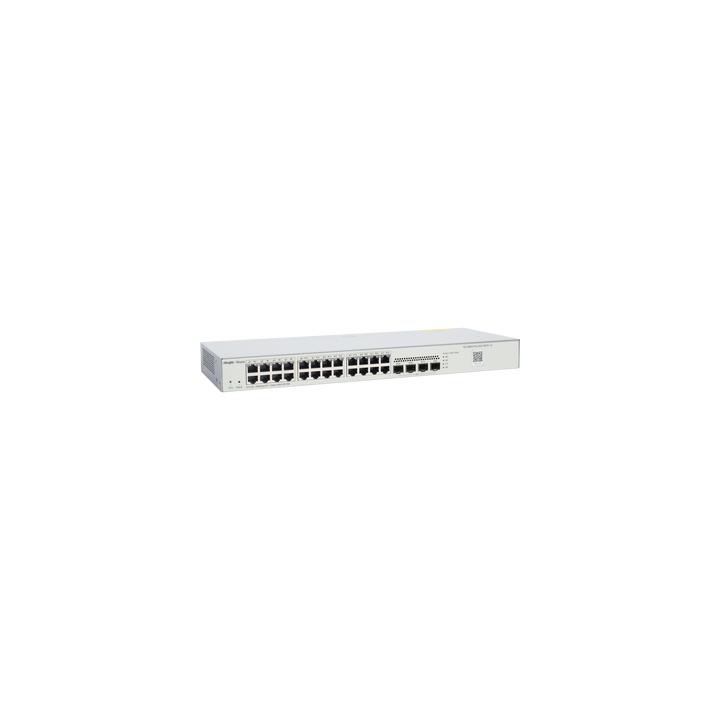 Switch Administrable L2, 24 Puertos Eth 1G, 4 puertos SFP 1G, Administración Remota en la Nube.