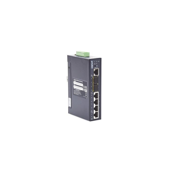 Switch Industrial Administrable Capa 2 con 4 Puertos 10/100/1000T y 2 Puertos SFP 1G/2.5G