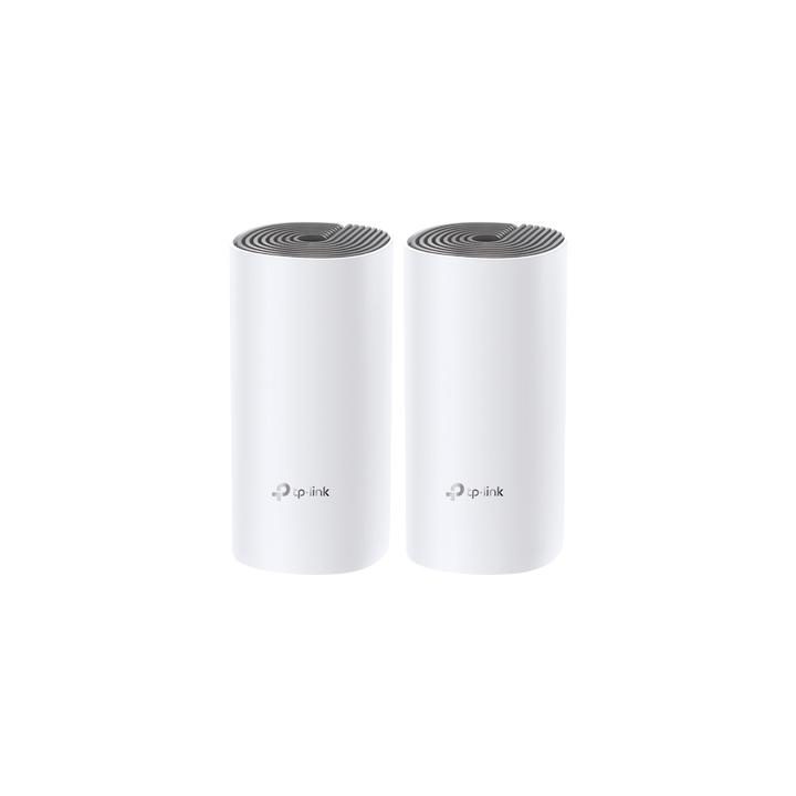 Kit de Router inalámbrico mesh Deco E4 para Hogar / Doble banda AC 1200  / 2 puertos 10/100 Mbps / Compatible con