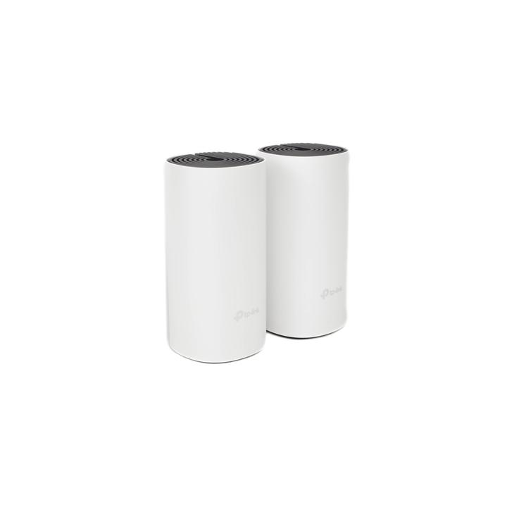 Kit de Router inalámbrico mesh Deco E4 para Hogar / Doble banda AC 1200  / 2 puertos 10/100 Mbps / Compatible con