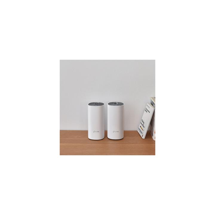 Kit de Router inalámbrico mesh Deco E4 para Hogar / Doble banda AC 1200  / 2 puertos 10/100 Mbps / Compatible con