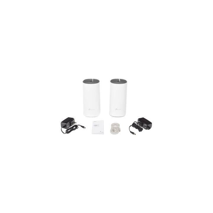 Kit de Router inalámbrico mesh Deco E4 para Hogar / Doble banda AC 1200  / 2 puertos 10/100 Mbps / Compatible con