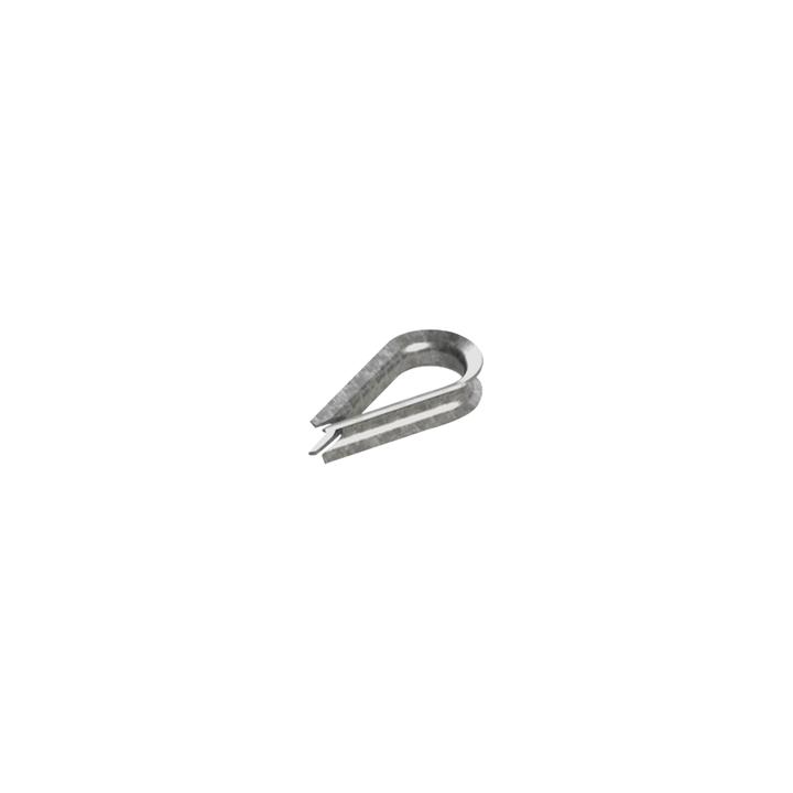 Cuello/ Guardacabo/ Rozadera para Cable de 3/8" de Acero Galv. por Inmersión.