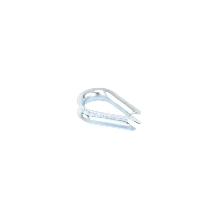 Cuello/ Guardacabo/ Rozadera para Cable de 3/8" de Acero Galv. por Inmersión.