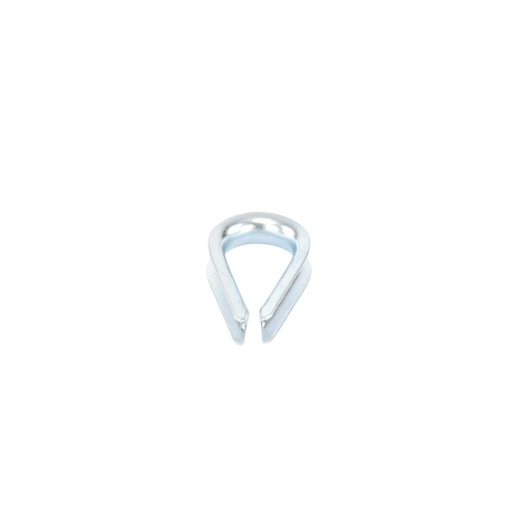 Cuello/ Guardacabo/ Rozadera para Cable de 3/8" de Acero Galv. por Inmersión.