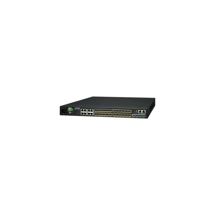 Switch Administrable L3 16-Puertos 100/1000X SFP, 8-Puertos Gigabit TP/SFP, 4-Puertos 10G SFP+ Stackable