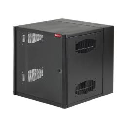 Gabinete AccessPlus  26 UR de Montaje en Pared de 19in, Rieles Numerados y Roscados #10-32, Puerta con Ventana de