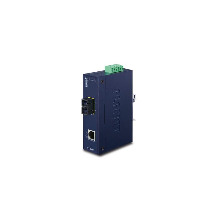 Convertidor de Medios Industrial, Multimodo, Puertos 10/100 Base-TX a 100 Base-FX, Interfaz SC, Hasta 2 km, Carcasa