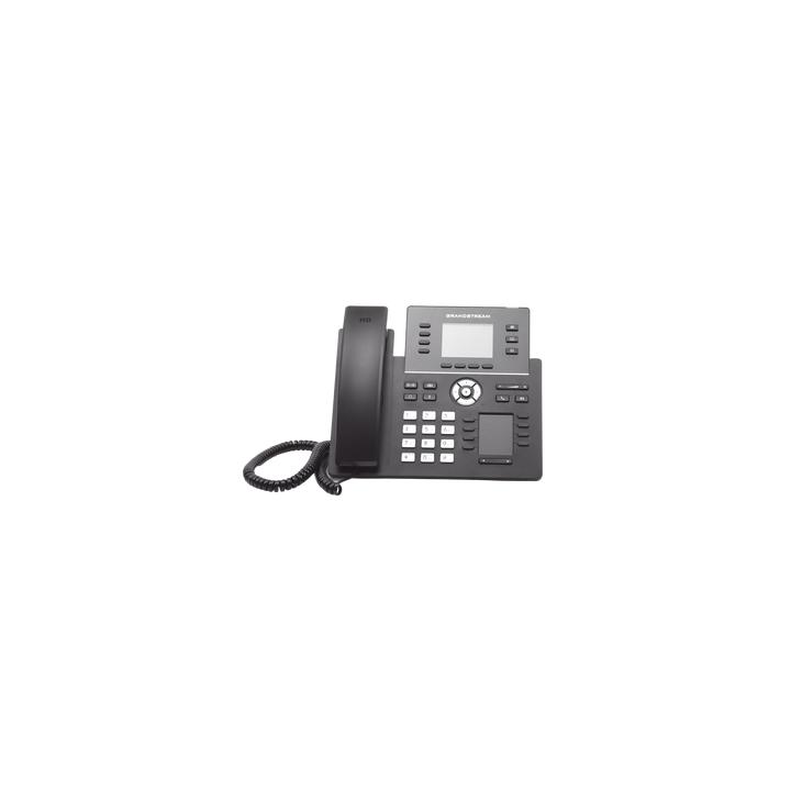 Teléfono IP Wi-Fi, Grado Operador, 4 líneas SIP con 4 cuentas, pantalla a color 2.8", puertos Gigabit, Bluetooth,