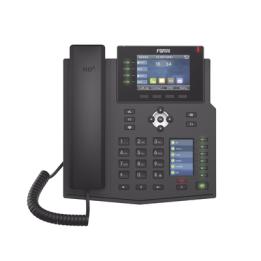 Teléfono IP Empresarial con Estándares Europeos, 16 líneas SIP con pantalla LCD a color 3.5", 30 teclas DSS/BLF,