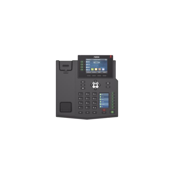 Teléfono IP Empresarial con Estándares Europeos, 16 líneas SIP con pantalla LCD a color 3.5", 30 teclas DSS/BLF,
