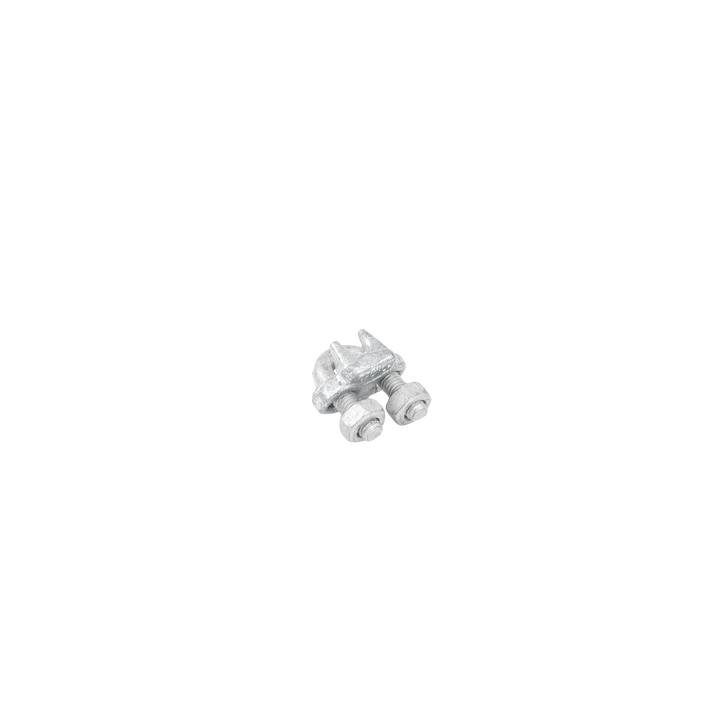 Nudo/ Perro/ Abrazadera Acero Forjado para Cable de 5/16", Galv. por Inmersión en Caliente.