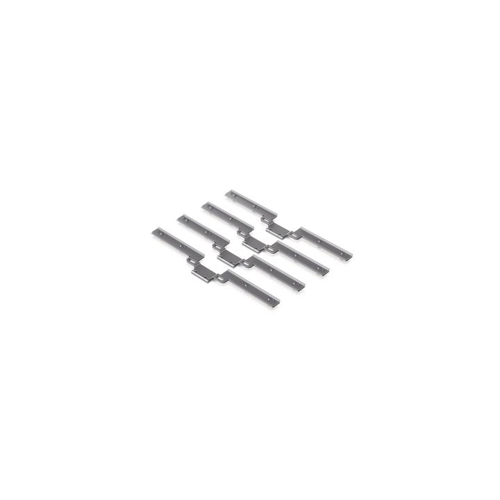 Kit de apilamiento/stack para unir 2 racks UniFi modelo U-RACK-6U-TL, para lograr un rack de 12 UR. No incluye los racks