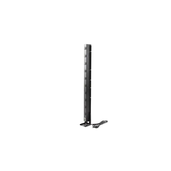 PDU Vertical de 10 Contactos (NEMA 5-15R). Volt. Ent./Sal.: 120Vca/15A compatible con Racks EIRL y EIQR.