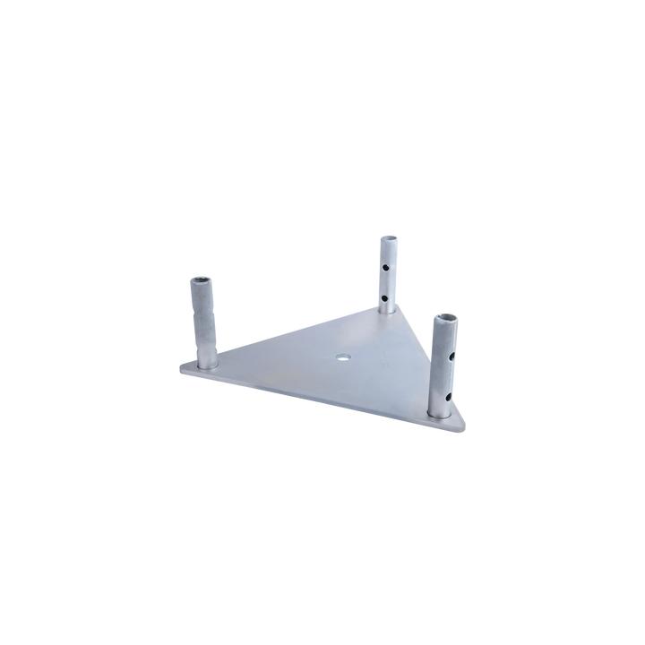 Base para torre sección STZ-30 galvanizada por electrolisis.