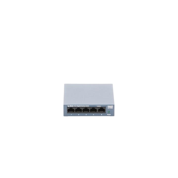 Switch de escritorio Gigabit de 5 puertos 10/100/1000Mbps, carcasa metálica