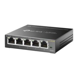 Switch Escritorio Easy Smart de 5 puertos 10/100/1000 Mbps / IGMP para Vigilancia / Calidad en el Servicio (QoS) /